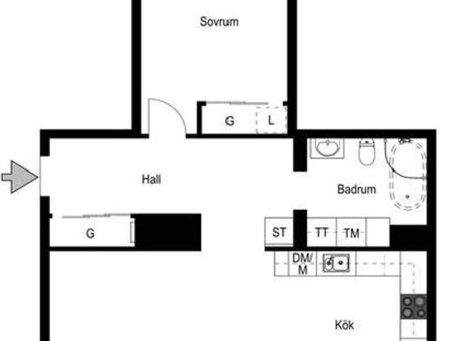 Bostadsrätt till salu i Täby Boulevarden 51 | Länsförsäkringar Fastighetsförmedling