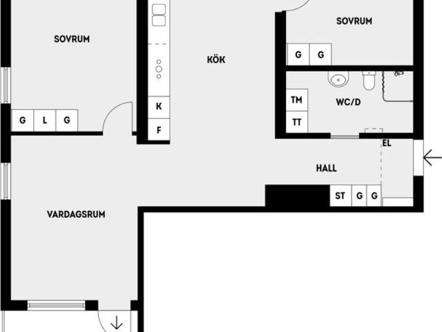 Bostadsrätt till salu i Täby Hägerneholmsvägen 8A, 6tr | Länsförsäkringar Fastighetsförmedling