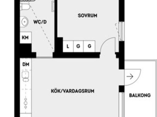 Bostadsrätt till salu i Täby Hägerneholmsvägen 8B | Länsförsäkringar Fastighetsförmedling