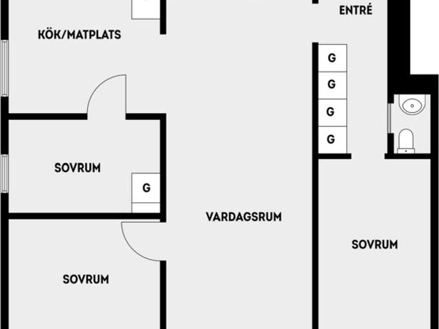 Bostadsrätt till salu i Täby Radarvägen 6, vån 4 | Länsförsäkringar Fastighetsförmedling