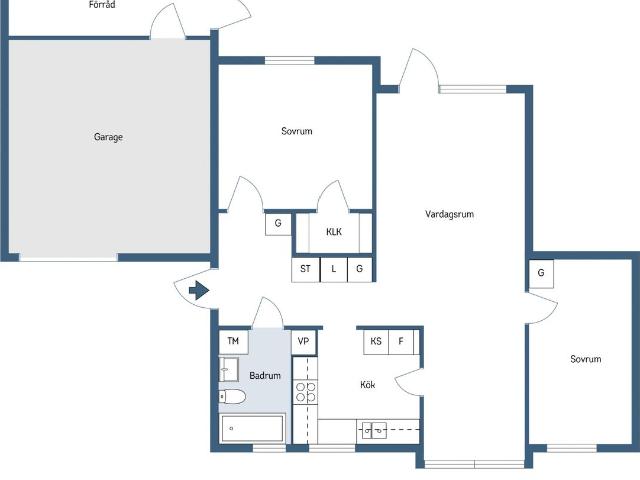 Bostadsrätt till salu i Tierp Krans väg 22 | Länsförsäkringar Fastighetsförmedling