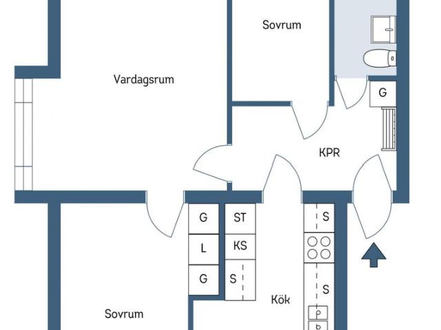 Bostadsrätt till salu i Tierp Rådhusallén 9A | Länsförsäkringar Fastighetsförmedling