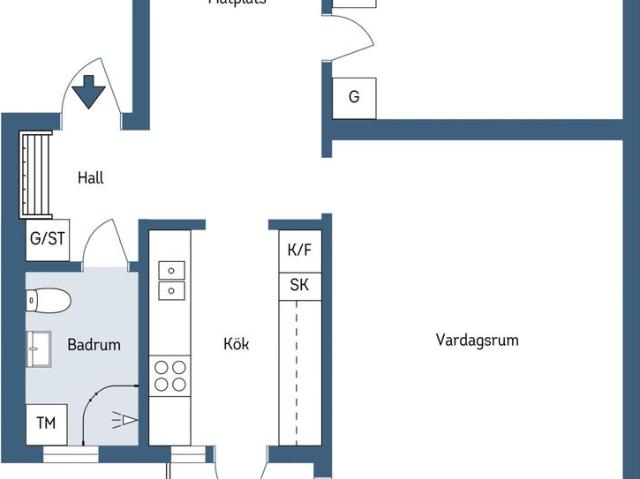 Bostadsrätt till salu i Tierp Rådhusallén 13C | Länsförsäkringar Fastighetsförmedling