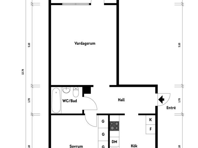 Bostadsrätt till salu i Trollhättan Lantmannavägen 64 | Länsförsäkringar Fastighetsförmedling