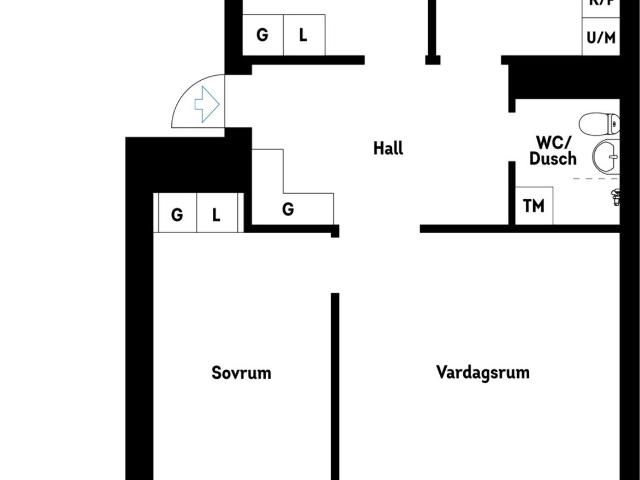 Bostadsrätt till salu i Tranås Nygatan 30A | Länsförsäkringar Fastighetsförmedling