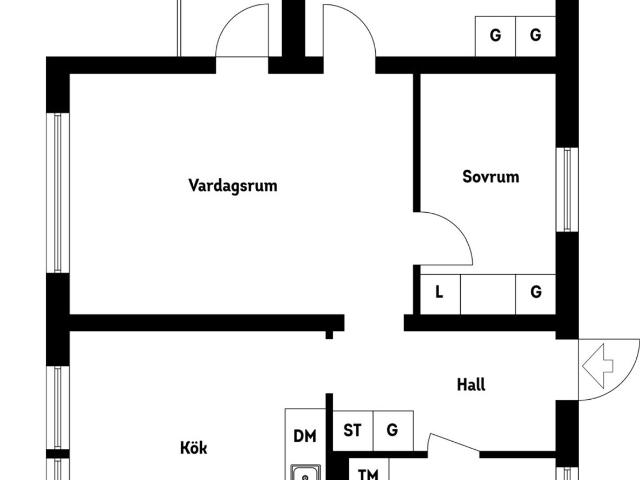 Bostadsrätt till salu i Tullinge Katrinebergsvägen 105D | Länsförsäkringar Fastighetsförmedling