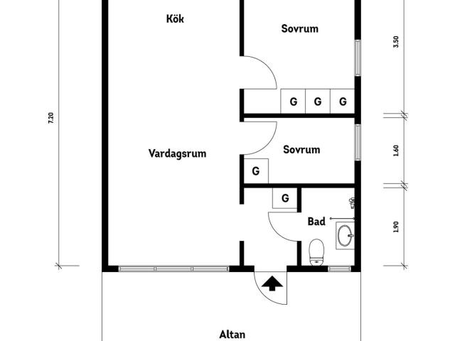 Bostadsrätt till salu i Uddevalla Bjällansås 338D | Länsförsäkringar Fastighetsförmedling