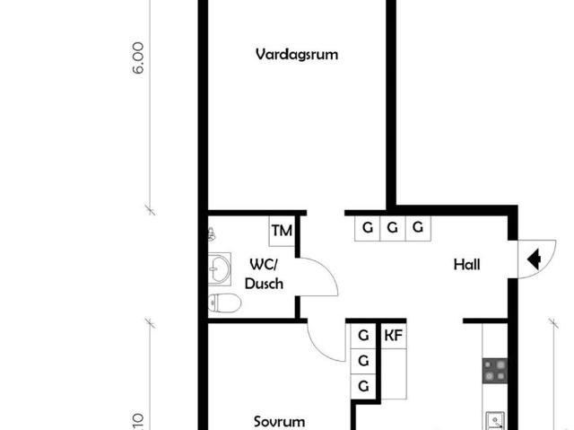 Bostadsrätt till salu i Uddevalla Karl Gustavsgatan 2A | Länsförsäkringar Fastighetsförmedling