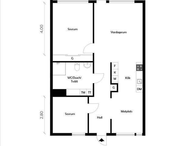 Bostadsrätt till salu i Uddevalla Lagerbergsgatan 3 | Länsförsäkringar Fastighetsförmedling