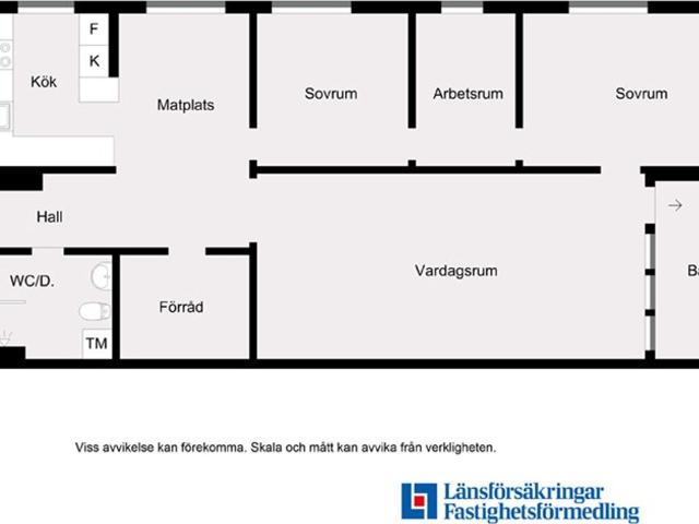 Bostadsrätt till salu i Umeå Mariehemsvägen 13E | Länsförsäkringar Fastighetsförmedling
