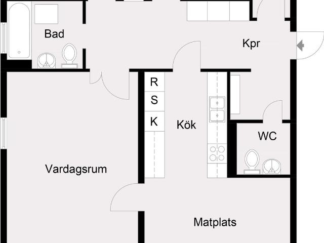 Bostadsrätt till salu i Upplands väsby Stallgatan 2A | Länsförsäkringar Fastighetsförmedling