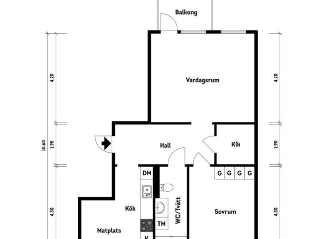 Bostadsrätt till salu i Vänersborg Bokgatan 22 | Länsförsäkringar Fastighetsförmedling