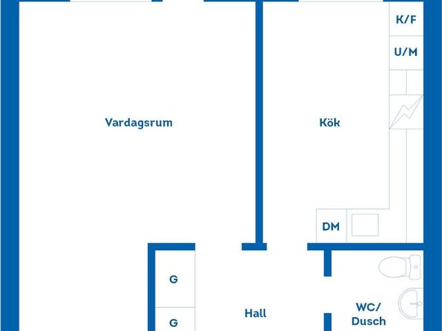 Bostadsrätt till salu i Västervik Norra Bangatan 10C | Länsförsäkringar Fastighetsförmedling
