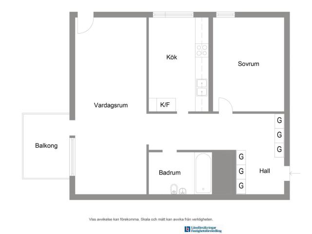 Bostadsrätt till salu i Västerås Vetterslundsgatan 86 | Länsförsäkringar Fastighetsförmedling