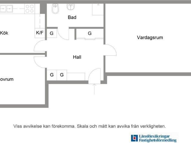 Bostadsrätt till salu i Västerås Norra Skjutbanegatan 12A | Länsförsäkringar Fastighetsförmedling