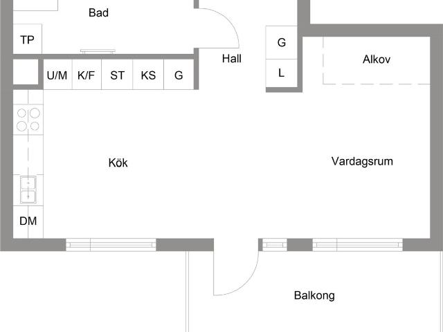 Bostadsrätt till salu i Västerås Önstavägen 8 | Länsförsäkringar Fastighetsförmedling