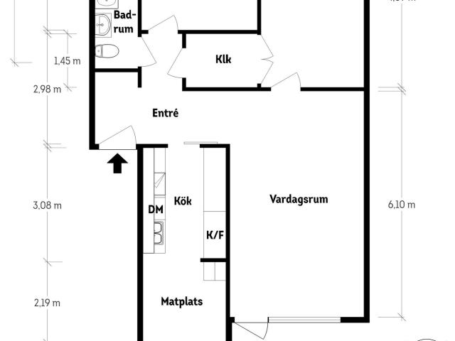 Bostadsrätt till salu i Västra frölunda Bergkristallsgatan 44 | Länsförsäkringar Fastighetsförmedling