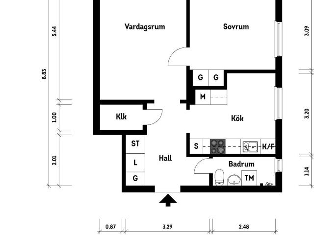 Bostadsrätt till salu i Västra frölunda Bildradiogatan 6 | Länsförsäkringar Fastighetsförmedling