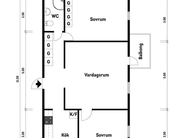 Bostadsrätt till salu i Västra frölunda Skogsrydsgatan 23B | Länsförsäkringar Fastighetsförmedling