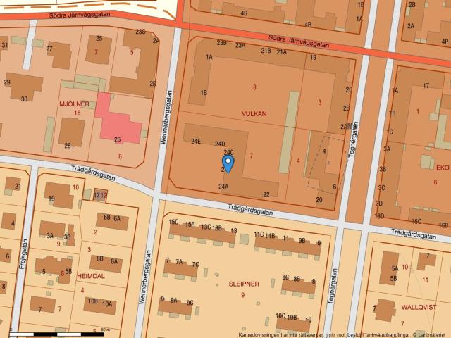 Bostadsrätt till salu i Växjö Trädgårdsgatan 24B | Länsförsäkringar Fastighetsförmedling