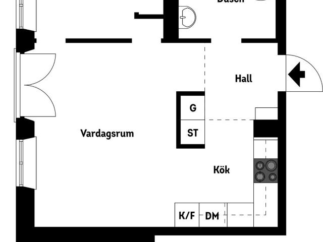 Bostadsrätt till salu i Växjö Anteliigatan 7B | Länsförsäkringar Fastighetsförmedling
