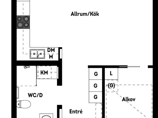 Bostadsrätt till salu i Växjö Drottninggatan 1E | Länsförsäkringar Fastighetsförmedling