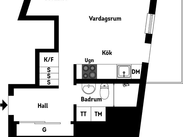 Bostadsrätt till salu i Växjö Kungsgatan 40 | Länsförsäkringar Fastighetsförmedling