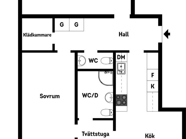 Bostadsrätt till salu i Växjö Österleden 48F | Länsförsäkringar Fastighetsförmedling