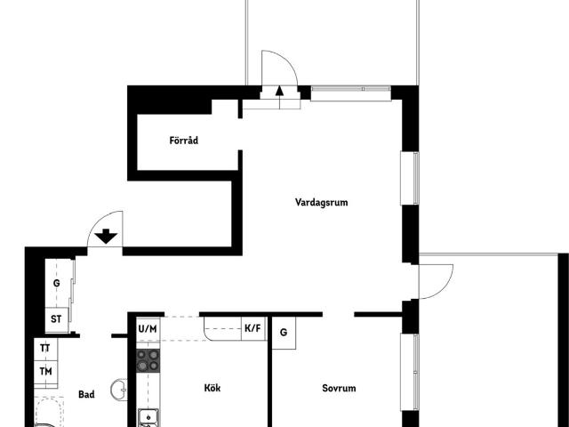Bostadsrätt till salu i Växjö Sjövallavägen 6 | Länsförsäkringar Fastighetsförmedling
