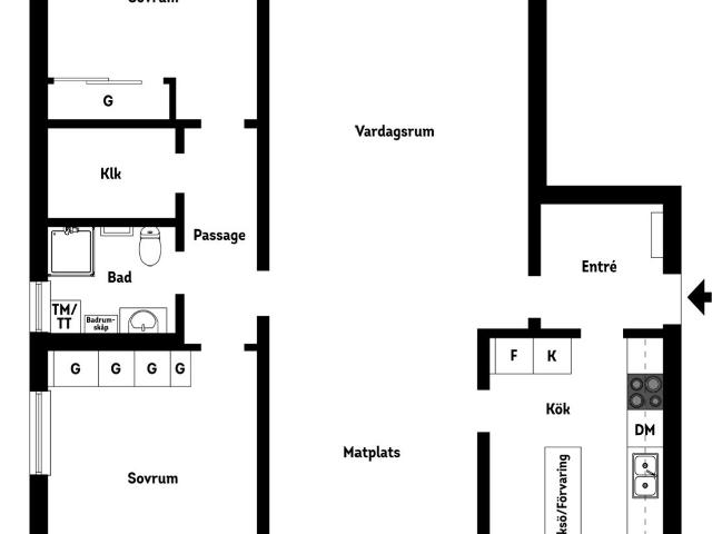 Bostadsrätt till salu i Växjö Storgatan 2 | Länsförsäkringar Fastighetsförmedling