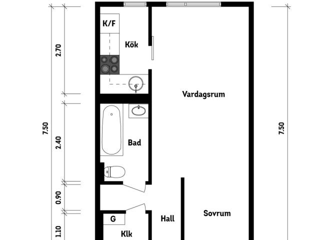 Bostadsrätt till salu i Agnesberg Steken 2C | Länsförsäkringar Fastighetsförmedling