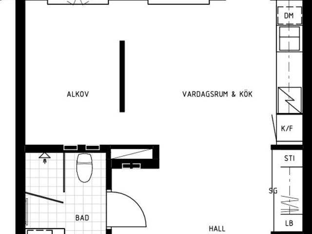 Bostadsrätt till salu i Älvsjö Älvsjövägen 36 | Länsförsäkringar Fastighetsförmedling