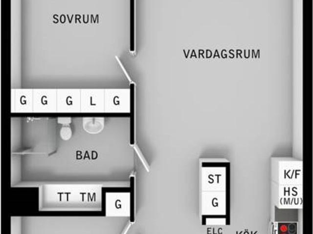 Bostadsrätt till salu i Älvsjö torg 17 | Länsförsäkringar Fastighetsförmedling