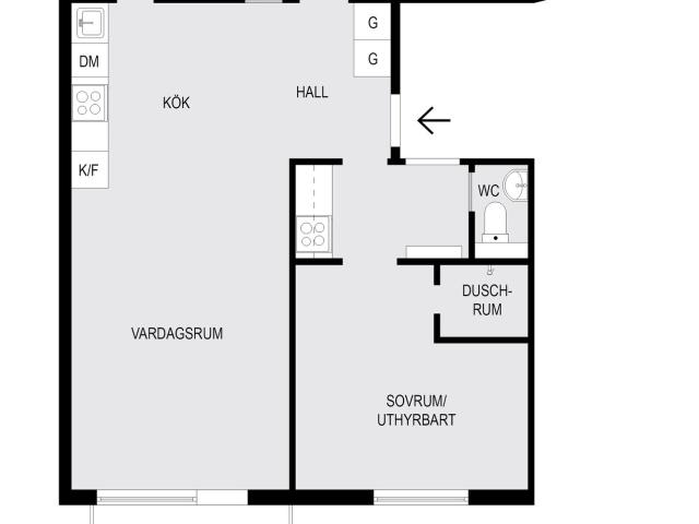Bostadsrätt till salu i Bandhagen Harpsundsvägen 123 | Länsförsäkringar Fastighetsförmedling
