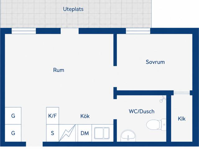 Bostadsrätt till salu i Bagarmossen Bergsrådsvägen 24 | Länsförsäkringar Fastighetsförmedling