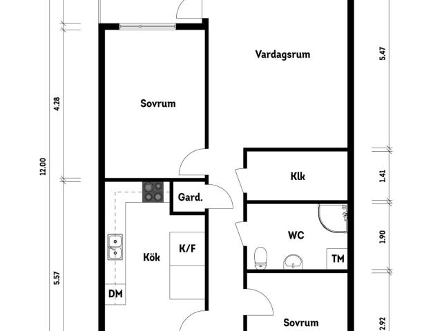 Bostadsrätt till salu i Billdal Holmbacken 1 | Länsförsäkringar Fastighetsförmedling
