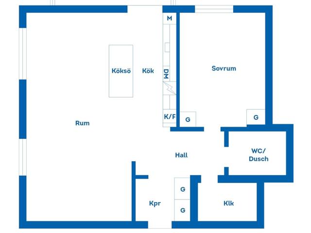 Bostadsrätt till salu i Borås Björkhemsgatan 9 Lgh 1702 | Länsförsäkringar Fastighetsförmedling
