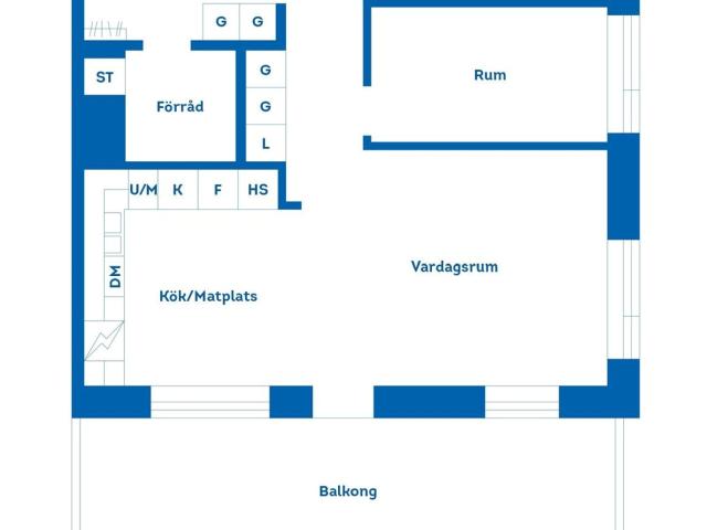 Bostadsrätt till salu i Borås Kellgrensgatan 23A | Länsförsäkringar Fastighetsförmedling