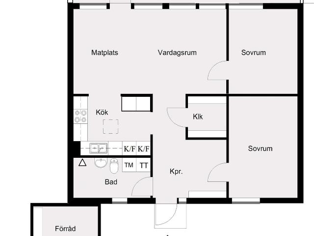 Bostadsrätt till salu i Bro Vallmostigen 85 | Länsförsäkringar Fastighetsförmedling
