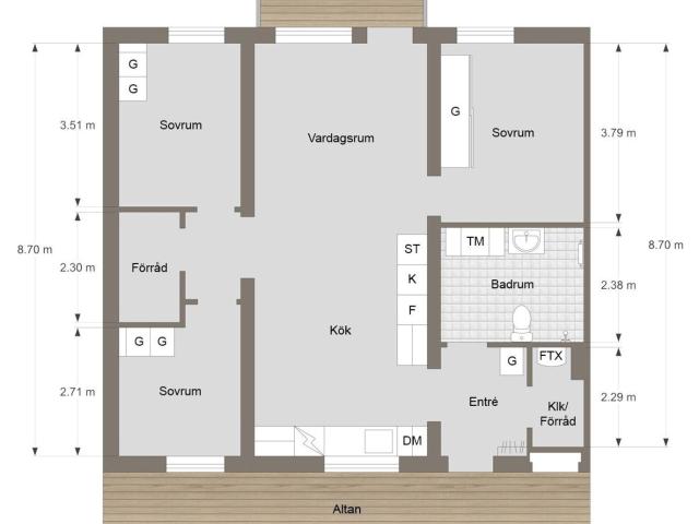 Bostadsrätt till salu i Enköping Ängsmarksvägen 27c | Länsförsäkringar Fastighetsförmedling