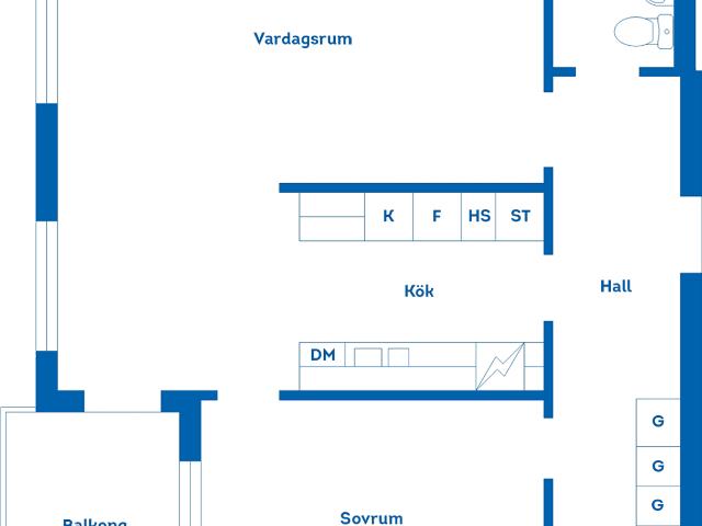 Bostadsrätt till salu i Eskilstuna Ruddammsgatan 23B | Länsförsäkringar Fastighetsförmedling