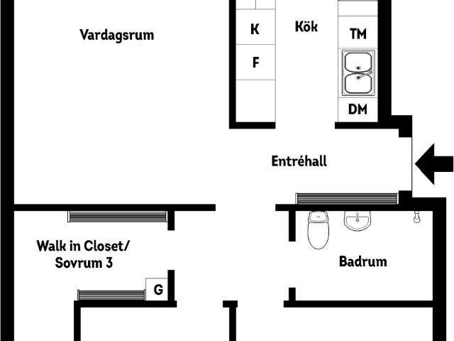 Bostadsrätt till salu i Eslöv Västerlånggatan 28B | Länsförsäkringar Fastighetsförmedling