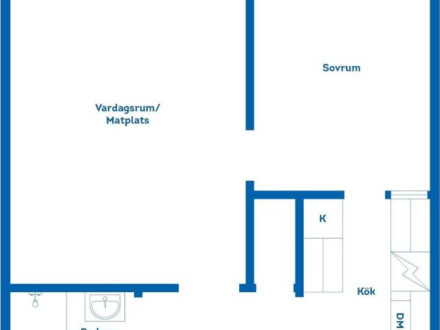 Bostadsrätt till salu i Falun Nybrogatan 17B | Länsförsäkringar Fastighetsförmedling