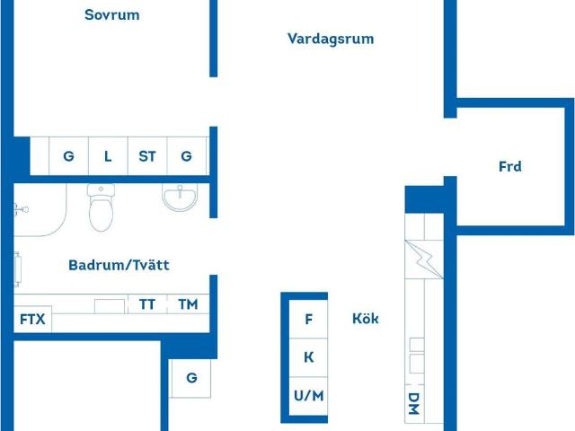 Bostadsrätt till salu i Falkenberg Glaspärlevägen 9B | Länsförsäkringar Fastighetsförmedling