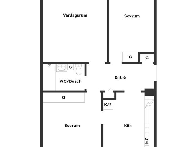 Bostadsrätt till salu i Frösön Hornsgatan 17A | Länsförsäkringar Fastighetsförmedling