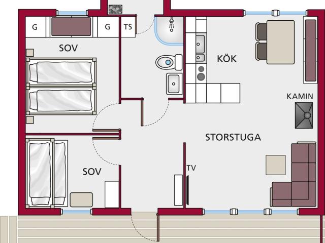 Bostadsrätt till salu i Fredriksberg Säfsbyn 305 | Länsförsäkringar Fastighetsförmedling