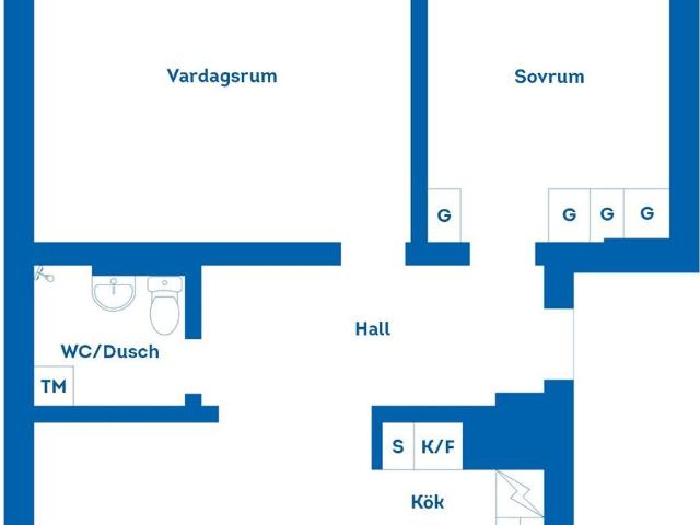 Bostadsrätt till salu i Gävle Fleminggatan 12 B | Länsförsäkringar Fastighetsförmedling