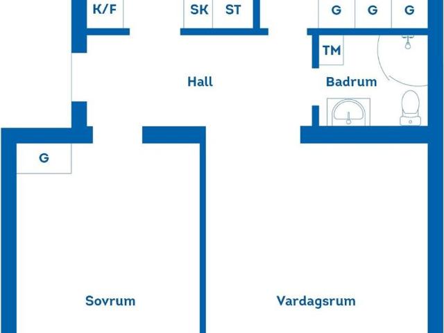 Bostadsrätt till salu i Gävle Sjätte Tvärgatan 16 | Länsförsäkringar Fastighetsförmedling