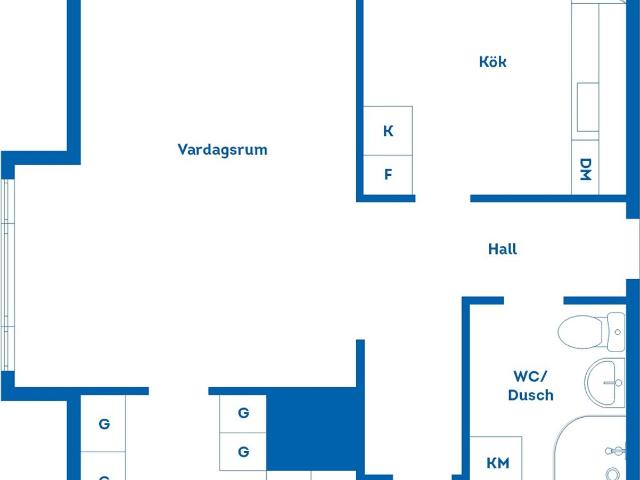 Bostadsrätt till salu i Gävle Sjätte tvärgatan 39 | Länsförsäkringar Fastighetsförmedling