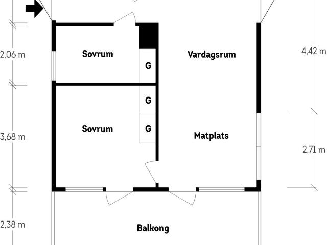 Bostadsrätt till salu i Göteborg Träkilsgatan 44 | Länsförsäkringar Fastighetsförmedling